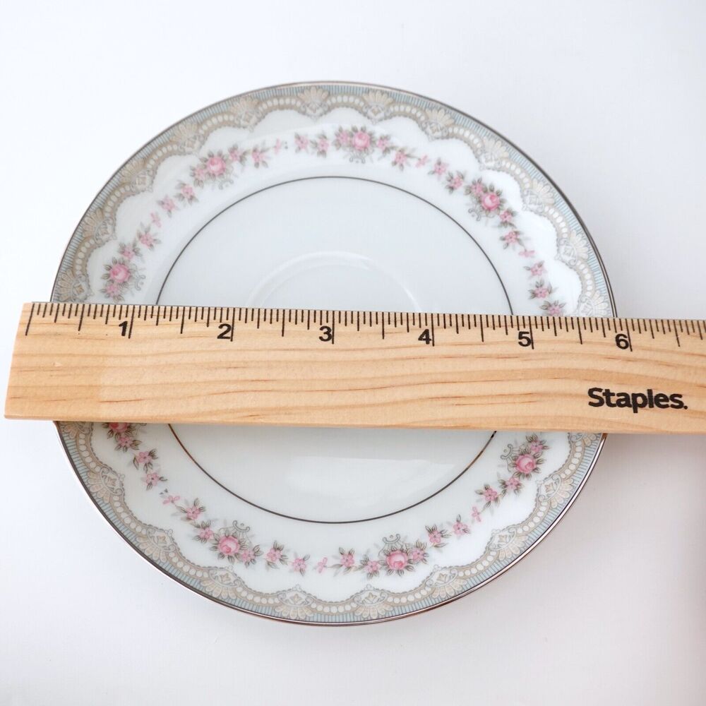 Vtg Noritake China Glenwood Dinnerware 7 Piece Place Setting for one #5770 Japan - Picture 8 of 16